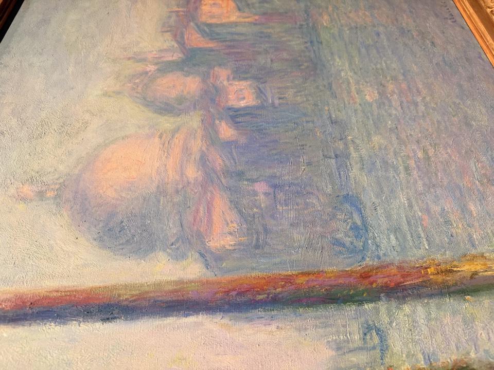 Santa Maria della Salute, mid-dissolve. Monet gives you less information and somehow you see more.